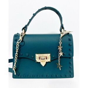 Dark Green Jelly Crossbody Purse